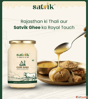 Shop Premium GIR Organic A2 Pure Ghee Online Satvik Ghee - Pure Authentic