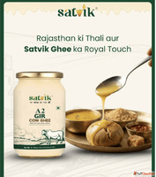 Shop Premium GIR Organic A2 Pure Ghee Online Satvik Ghee - P...