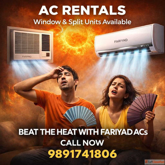 AC Rent Near Me in Siddharth Vihar Split Window AC on Rent