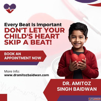 Child Heart Concern Schedule visit with Dr. Amitoz Baidwan i...
