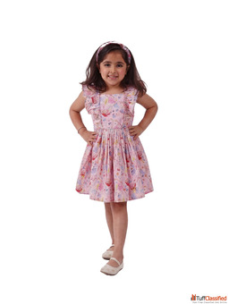 Luxe Hardy Ruffle Dress for Girls - Cute Party Wear Age 4-10