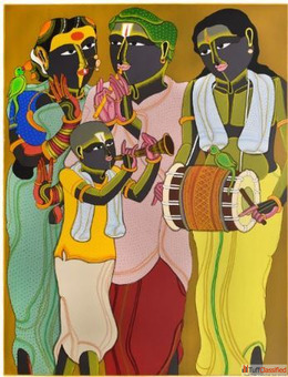Thota Vaikuntam's Celebration Limited Edition Print at Archer Art Gallery