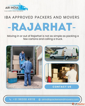 IBA Approved Packers and Movers in Rajarhat