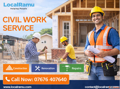Civil Works Service by LocalRamu with Skilled Professionals in Bangalore