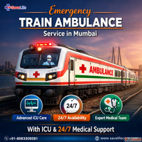 Emergency Train Ambulance Service in Mumbai with ICU 247 Med...