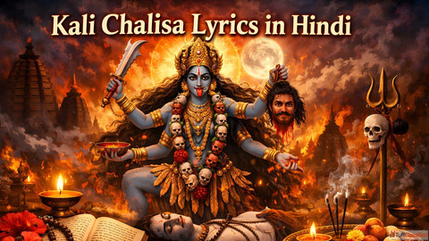 Kali Chalisa Lyrics in Hindi कल चलस पठ