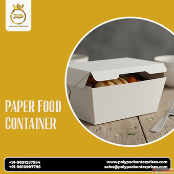 Affordable Paper Food Containers for Business Packaging