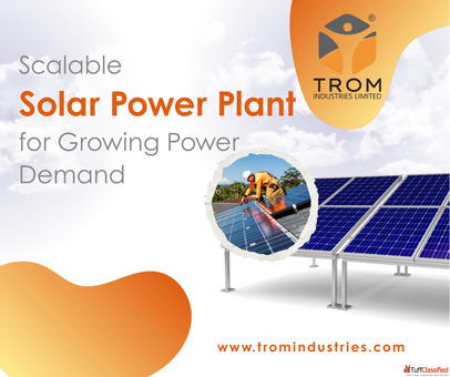 Scalable Solar Power Plant for Growing Power Demand