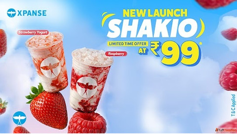 Enjoy Shakio Just at Rs.99 for a Limited Period Offer by Xpanse Coffee
