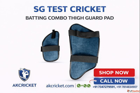 SG Test Cricket Batting Combo Thigh Guard Pad for Sale