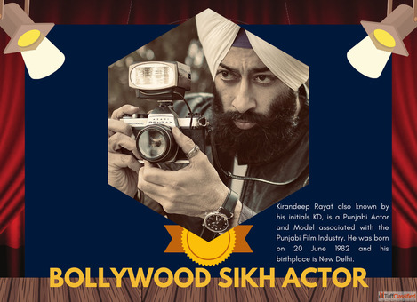 Bollywood Sikh Actor for Films Web Series Kirandeep Rayat