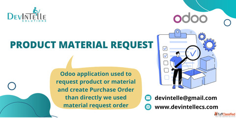 Product Material request in Odoo