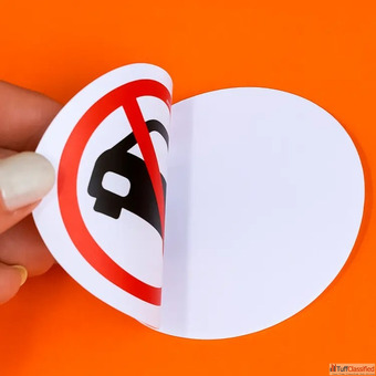 Front Adhesive Stickers