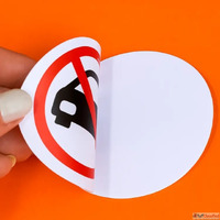 Front Adhesive Stickers