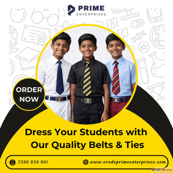 Dress Your Students With Our Quality Belts and Ties