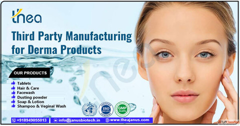 Third Party Manufacturing of Derma Products - Trustable Solutions Offered By Thea Janus