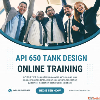 API 650 Tank Design - Best Training Course at Best Institute Noida 2026