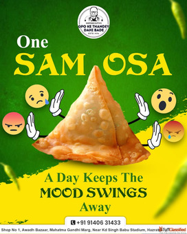 Samosa Shop in Lucknow