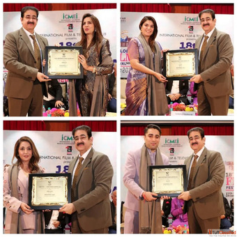 Distinguished Film Personalities Honoured at 9th Rashtriya Hindi Cinema Samman Samaroh 2025 during 1