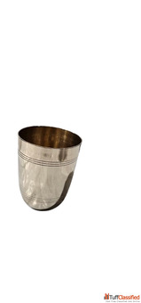 Traditional Brass Puja Glass Decorative Metal Cup for Religious Ceremonies