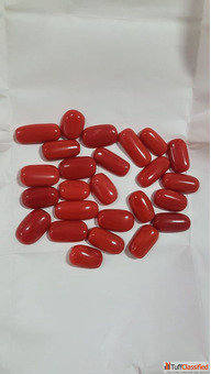 Red Coral Gemstone Moonga - Original Certified Stone RatnaBhagya
