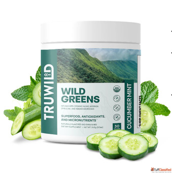 Wild Greens Superfood Formula - Daily Detox Energy Gut Health Support