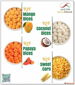 High-Quality IQF Frozen Fruit Supplier Shimla Hills