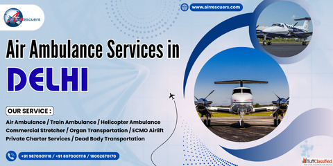 Delhi Air Ambulance Services Air Rescuers