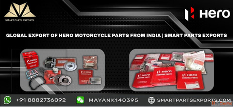 Hero Motorcycle Spare Parts Export Network from India