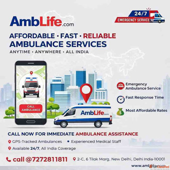 Air Ambulance Service In Hyderabad by AMBLife