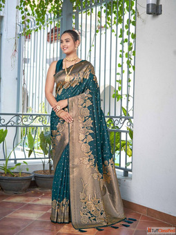 Buy Heavy Work Sarees Online - Beautiful Designs at Mirraw