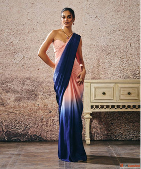 Buy Ombre Sarees Online - Stylish Gradient Sarees at Mirraw