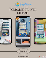 Foldable Travel Kit for Kids - Smart Stylish Personalized Pl...