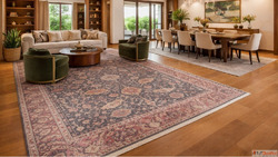 Floral Pattern Rugs In Soft Tones