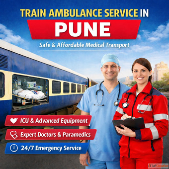 Train Ambulance Service in Pune
