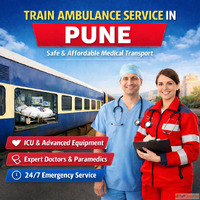 Train Ambulance Service in Pune