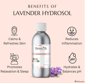 Lavender Hydrosol for Face Hair Aromatic Skincare Raasa Oils