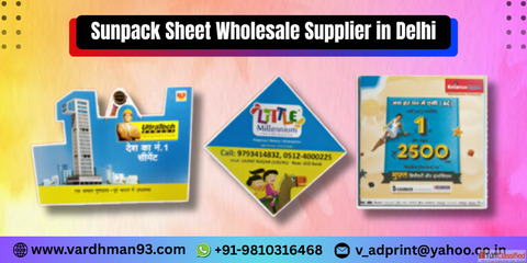 Sunpack Sheet Board Printing in Delhi Waterproof Printing Solutions