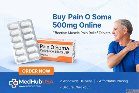 Trusted Pain O Soma 500mg at MedHub USA