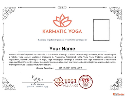 Beginners to Advanced Yoga Teacher Training Course at Karmatic Yoga