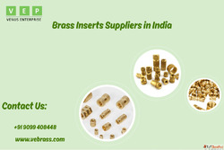 Trusted Brass Inserts Suppliers in India for Precision Compo...