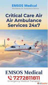 Air Ambulance Service in Guwahati Available