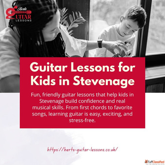 Learn Guitar for Kids in Stevenage
