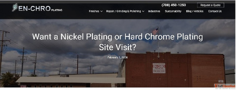Want a Nickel Plating or Hard Chrome Plating Site Visit