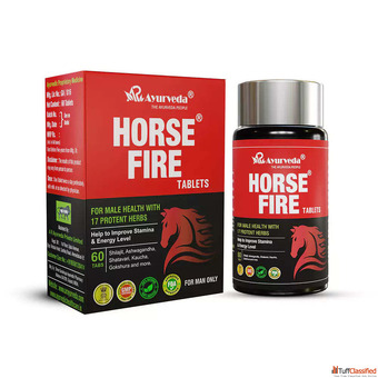 Horse Fire Tablets - Promotes Natural Energy and Daily Wellness.