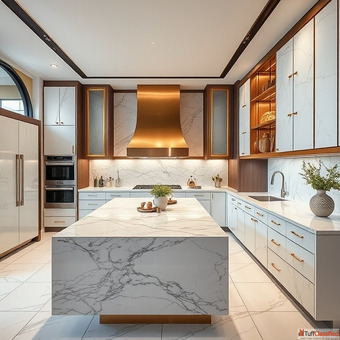 Space Saving Small Modular Kitchen Design in Greater Noida