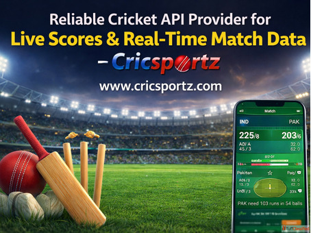 Reliable Cricket API Provider for Live Scores Real-Time Match Data - Cricsportz