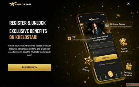 Khelostar Register for Exclusive Access