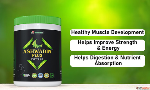 Ashwarin Plus Powder Ayurvedic Weight Gain Muscle Strength