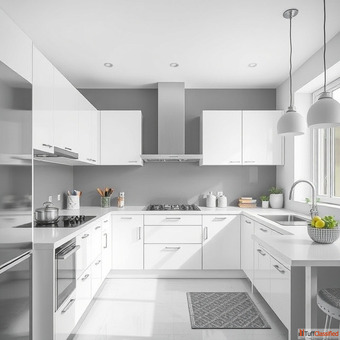 Smart Small Modular Kitchen Design in Greater Noida